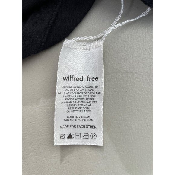 Wilfred Free Assonance Aritzia Dress Size Large Sleeveless Scoop Neck Black Chic - Picture 6 of 9